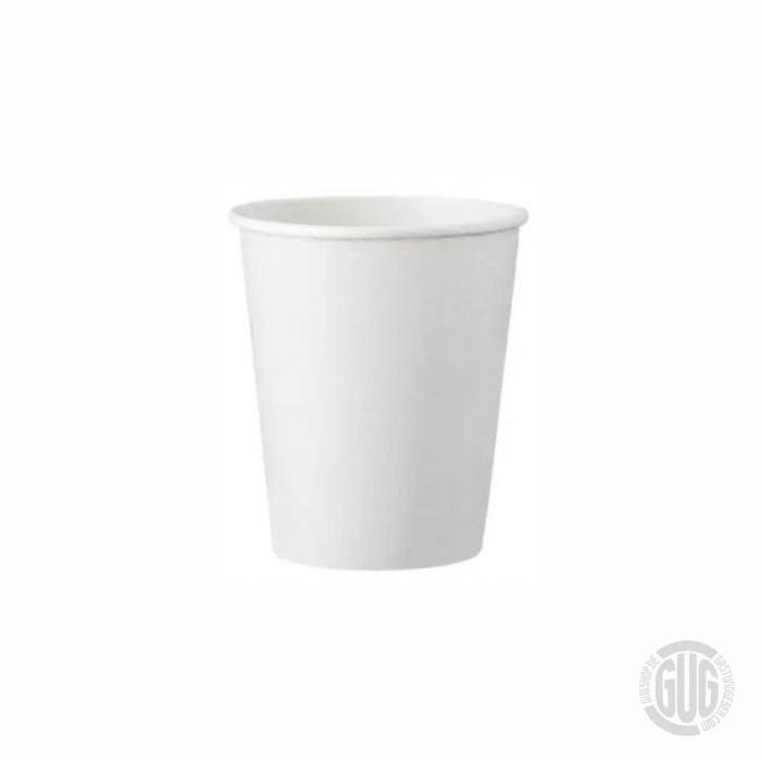 Kaffeebecher Kraft/PE weiß Ø8,0cm 0,2L/8oz - Pappbecher To Go